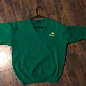 Blarney Castle Green Knit Sweater